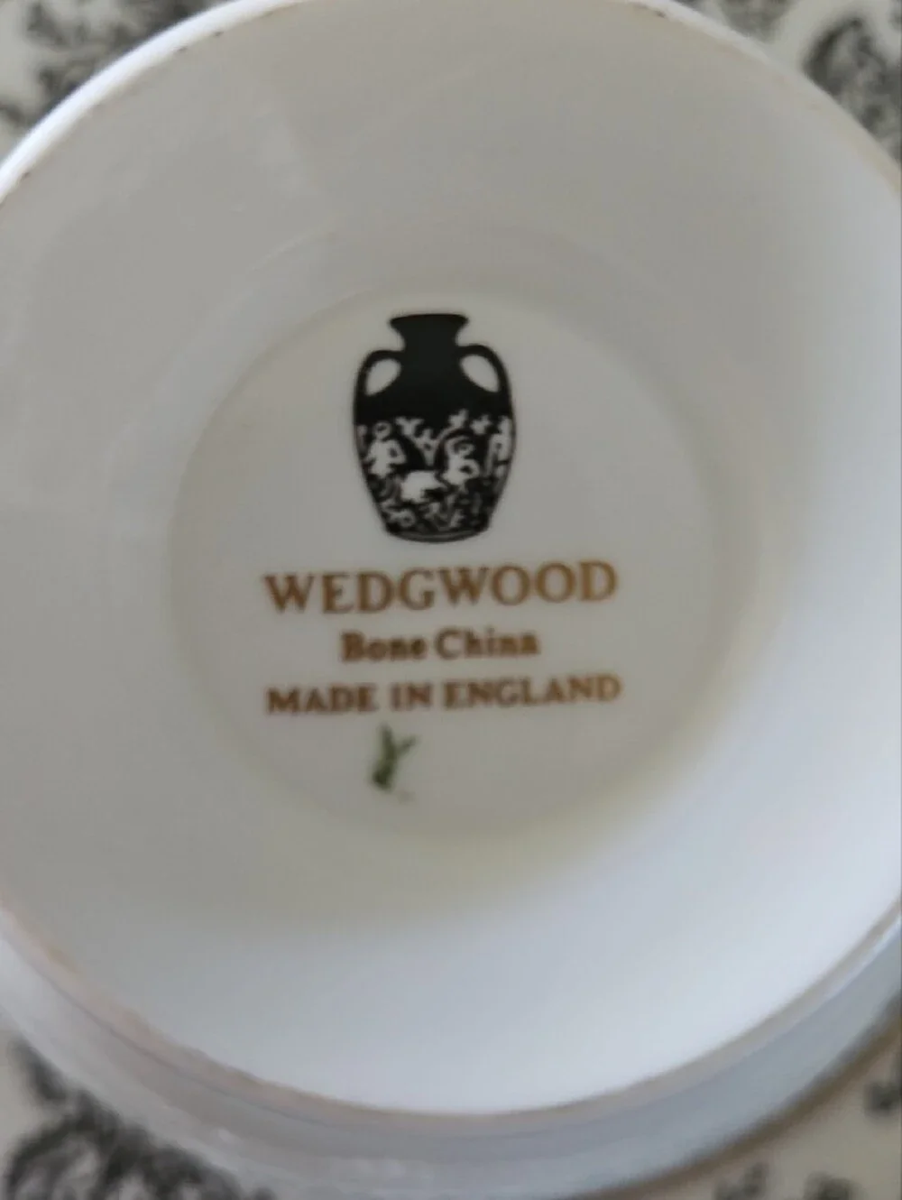 VTG Wedgwood Columbia Black Tea Cup and Saucer